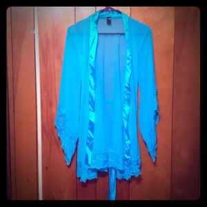 Valencia Lace And Mesh Robe